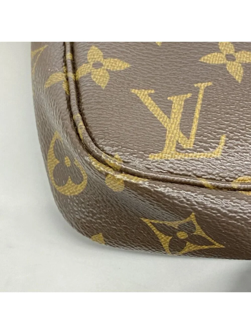 Louis Vuitton Pouch Monogram Pochette Brown